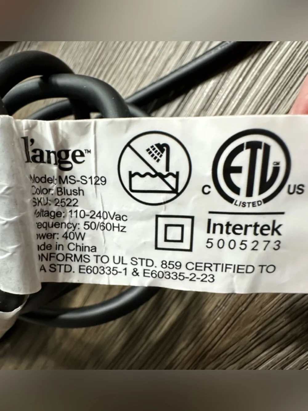 Lange compact l’ange